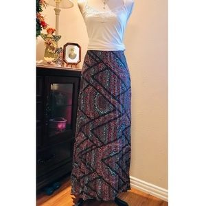 Lucy and Laurel pleated maxi skirt